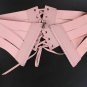 Women Wide Elastic Belt Corset Lace Up Waist Cincher Vintage Harness Steampunk