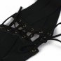 Women Wide Elastic Belt Corset Lace Up Waist Cincher Vintage Harness Steampunk