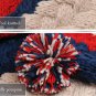 Women Winter Hat Scarf Glove Set Warm Pompoms Wool Knitted Beanies Scarves Xmas