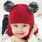 Kids Winter Hats Scarf Warm Mask Girls Boys Children Ski Cap Baby Bonnet Knitted