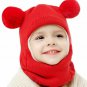 Kids Winter Hats Scarf Warm Mask Girls Boys Children Ski Cap Baby Bonnet Knitted