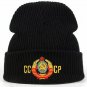 Men Winter Hats CCCP Russian Beanies Women Hip Hop Skullie Warm Cap Knitted Gift