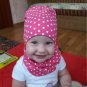 Baby Winter Warm Hat Scarf Set Girl Boy Crochet Beanie Cap Children Toddler