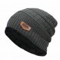 Men Winter Fall Hat Knitted Ski Warm Cap Skullies Beanie Soft Knitted Cotton