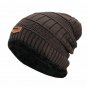 Men Winter Fall Hat Knitted Ski Warm Cap Skullies Beanie Soft Knitted Cotton