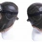 Men Winter Ushanka Hat Earflap Bomber Cap Russian With Goggles Fur Faux Leather