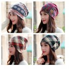 Women Beanies Hat Scarf Warm Winter Cap Snowflake Autumn Female Xmas Fashion