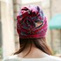 Women Beanies Hat Scarf Warm Winter Cap Snowflake Autumn Female Xmas Fashion