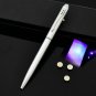 Magic LED Ballpoint Pen Creative UV Light Invisible Ink Secret Spy Pen Novelty