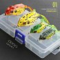 Frog Fishing Lures Top Water Bait Crankbait Artificial Soft Minnow 4pcs Lot