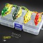 Frog Fishing Lures Top Water Bait Crankbait Artificial Soft Minnow 4pcs Lot