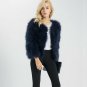 Women Real Fur Coat Jacket Rabbit Winter Short Overcoat New Outwear Genuine Warm