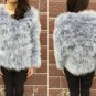 Women Real Fur Coat Jacket Rabbit Winter Short Overcoat New Outwear Genuine Warm