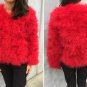 Women Real Fur Coat Jacket Rabbit Winter Short Overcoat New Outwear Genuine Warm