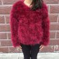 Women Real Fur Coat Jacket Rabbit Winter Short Overcoat New Outwear Genuine Warm