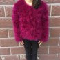 Women Real Fur Coat Jacket Rabbit Winter Short Overcoat New Outwear Genuine Warm