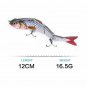 Fishing Lure Multi Jointed Hard Bait 16.5g Wobblers Sinking Swimbait Crankbait
