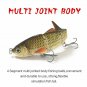 Fishing Lure Multi Jointed Hard Bait 16.5g Wobblers Sinking Swimbait Crankbait