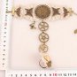 Womens Lace Bracelet Steampunk Vintage Large Clock Shape Metal And Gears Combo