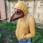 Steampunk Mask Leather Face Plague Doctor Bird Halloween Beak Costume Cosplay