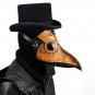 Steampunk Mask Leather Face Plague Doctor Bird Halloween Beak Costume Cosplay