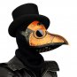 Steampunk Mask Leather Face Plague Doctor Bird Halloween Beak Costume Cosplay
