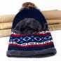 Winter Kids Hat Scarf Mask Boys Girls Knitted Skullies Ski Caps Pom Pom Bonnet