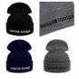 Men Winter Hat Russian Cotton Casual Beanies Knitted Skullies Warm Ski Funny Cap