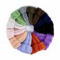 Womens Knitted Winter Hat Ladies Warming Curled Coarse Wool Warm Ski Beanie Cap