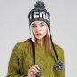 Beanies Women Winter Hat With Ears Flap Warm Girls Ski Knit Cap Pom Pom Xmas