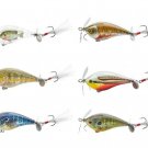 Topwater Fishing Bait Lure Crankbait Bass Propeller Tackles Pike Wobbler Minnow