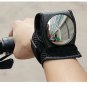 Bicycle Hand Mirror Bike Back Rear View Arm Wrist Strap Safe Ride Accessories