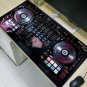 Computer Mouse Pad Large Size Music Console PC Mat Gaming Rug Black Anti-Slip