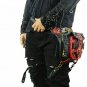 Punk Shoulder Bag Men Women Steampunk Gothic Faux Leather Travel Retro Wallet