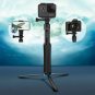Aluminum Tripod Monopod Multi Functional Handheld For GoPro 7 DJI OSMO Camera