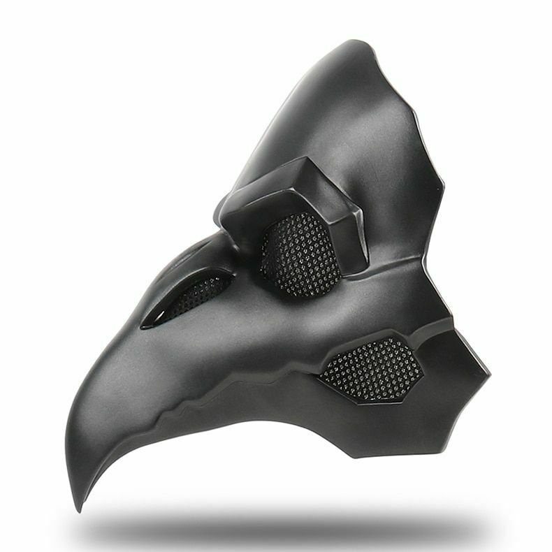Face Mask Long Nose Birds Plague Doctor Steampunk Halloween Punk Crow Cosplay