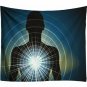 Wall Hanging Cloth Tapestry Home Decor Psychedelic Indian Mandala Hippie Chakra