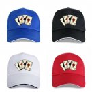Men's Baseball Caps Trucker Hat Women Print Poker Cards Casual Hip Hop Cotton