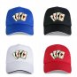 Men's Baseball Caps Trucker Hat Women Print Poker Cards Casual Hip Hop Cotton