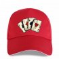 Men's Baseball Caps Trucker Hat Women Print Poker Cards Casual Hip Hop Cotton