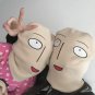 Beanie Men Women Hat Face Man Funny Ski Knit Cap Cartoon Anime Bald Saitama