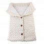 Newborn Baby Winter Sleeping Bags Infant Stroller Warm Wrap Toddler Knit Blanket