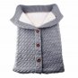 Newborn Baby Winter Sleeping Bags Infant Stroller Warm Wrap Toddler Knit Blanket