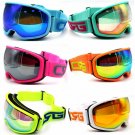 Men Winter Ski Goggles Dual Lens Anti Fog UV Protection Snow Snowboard Eyewear