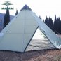 Outdoor Large Camping Tent 10 Persons Waterproof Indian Single Layer Canopy Room