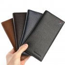 Men Wallet Genuine Leather Soft Card Coins Money Holder Cowskin Long Style Purse