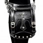 Women Waist Bag Steampunk Leather Men Motorcycle Crossbody Shoulder Holster Bag
