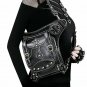 Women Waist Bag Steampunk Leather Men Motorcycle Crossbody Shoulder Holster Bag