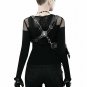 Women Waist Bag Steampunk Leather Men Motorcycle Crossbody Shoulder Holster Bag