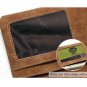 Women Wallets Nubuck Leather Drawstring Zipper Long Design Purse Two Fold Clutch